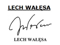 podpis Lecha Wałęsy